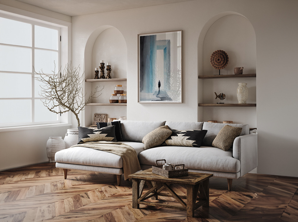 Obrazy jako element dekoracyjny w salonie