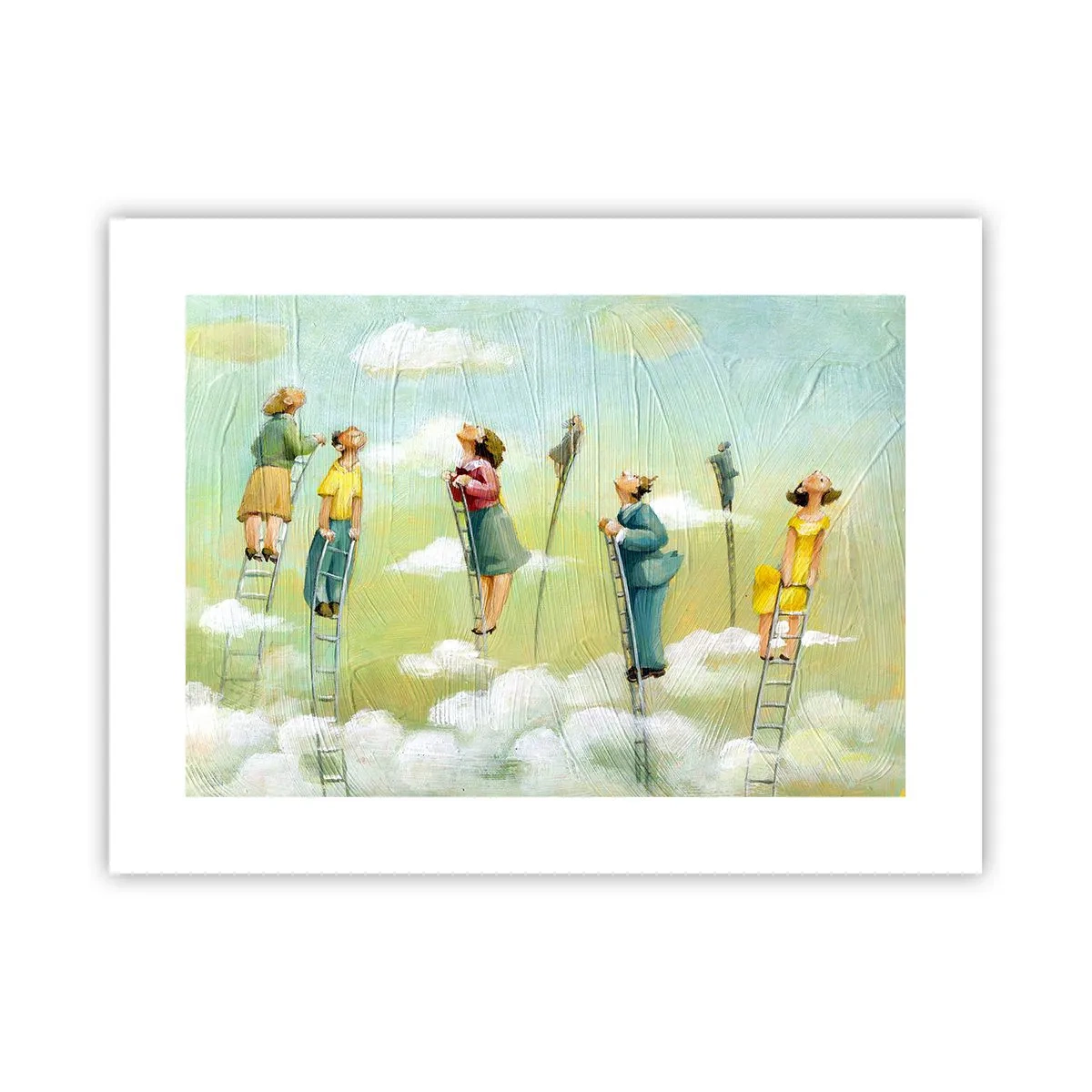 Plakat - Za swoim marzeniem - 40x30 cm