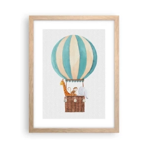 Plakat w ramie jasny dąb - Fantastyczna wycieczka - 30x40 cm