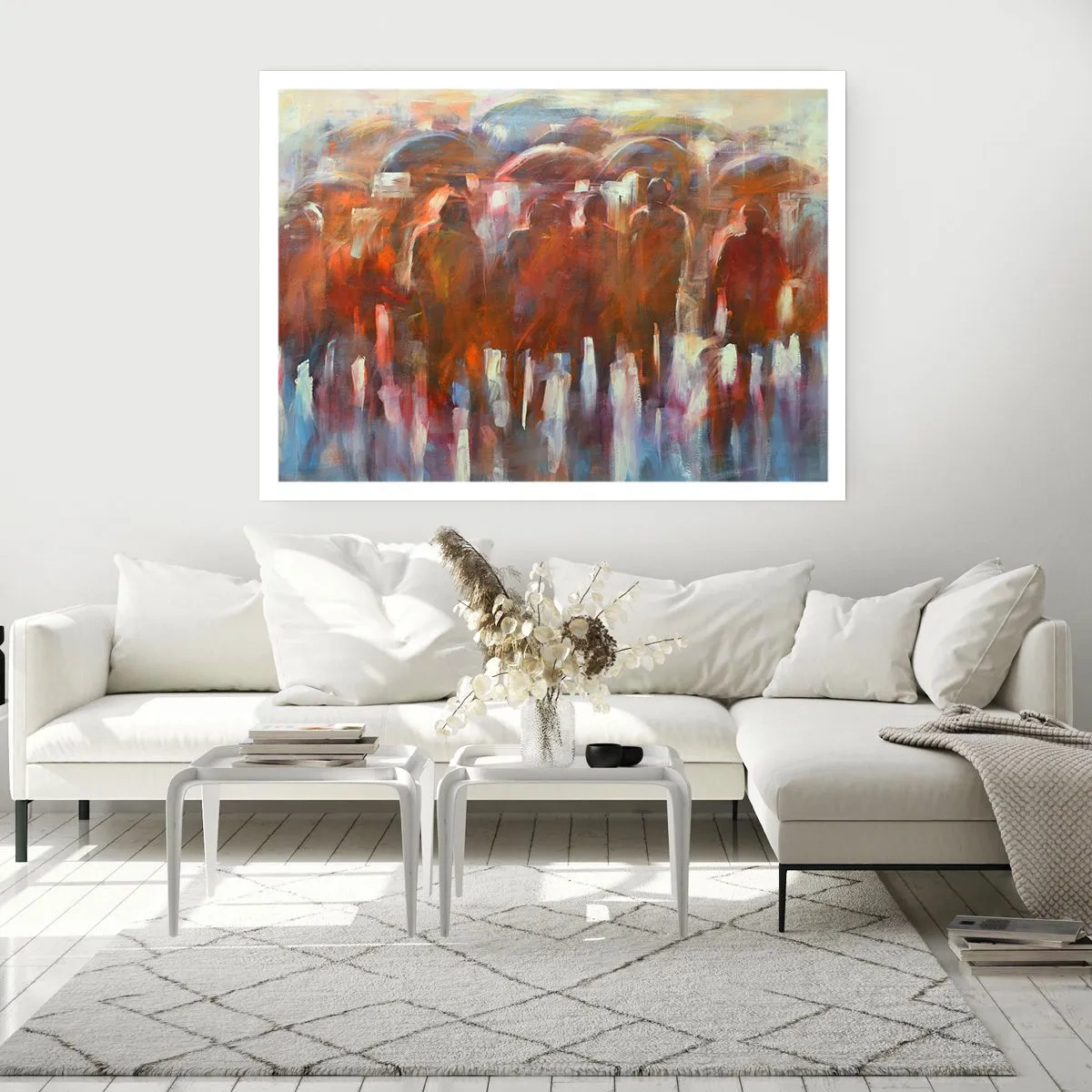 Plakat - Równi w deszczu i mgle - 40x30 cm