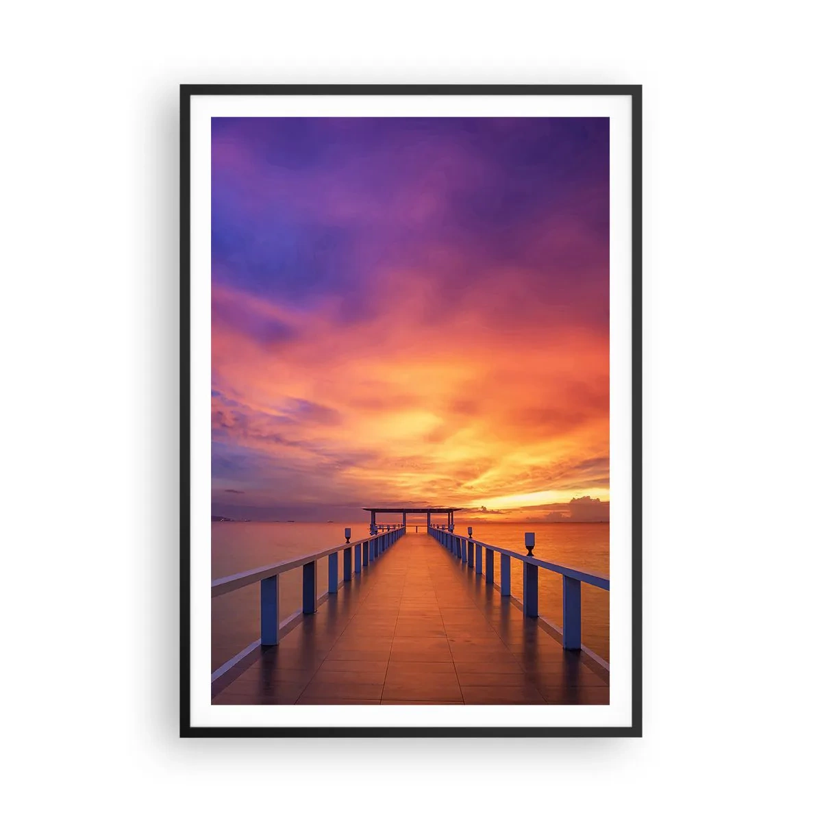 Plakat w czarnej ramie - Bez końca - 70x100 cm