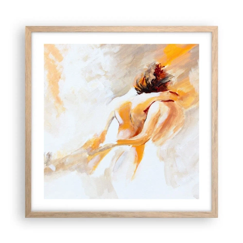 Plakat w ramie jasny dąb - W niebie bliskości - 50x50 cm