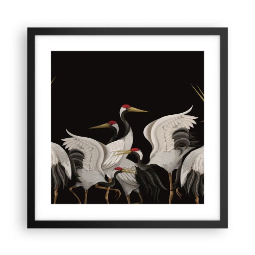 Plakat w czarnej ramie - Ptasie sprawy - 40x40 cm
