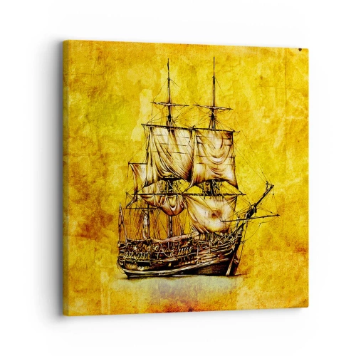 Obraz na płótnie - Kierunek Tortuga! - 30x30 cm