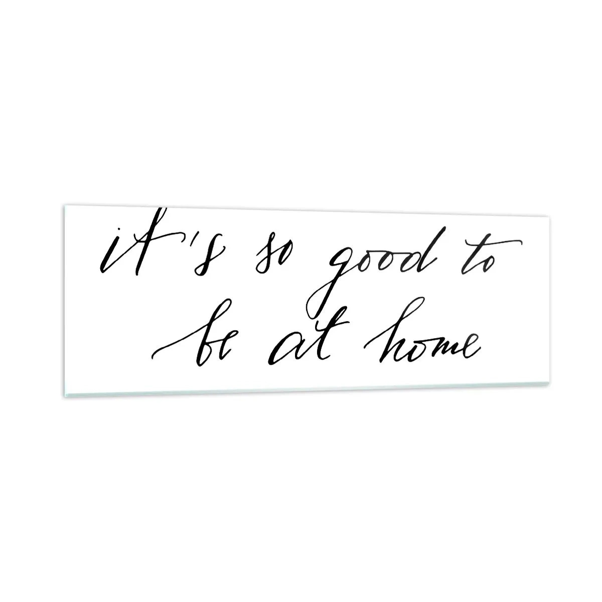 Obraz na szkle - Cała prawda - 90x30 cm