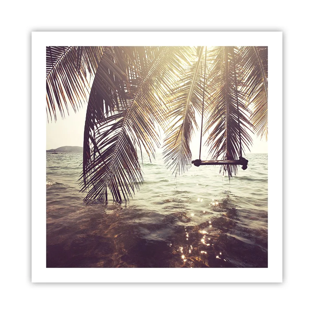 Plakat - Można bujać w obłokach do woli - 60x60 cm