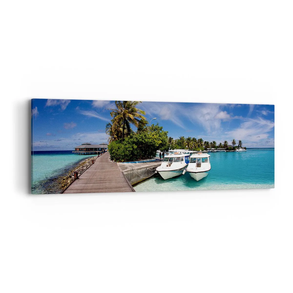 Obraz na płótnie - A jednak raj istnieje - 90x30 cm