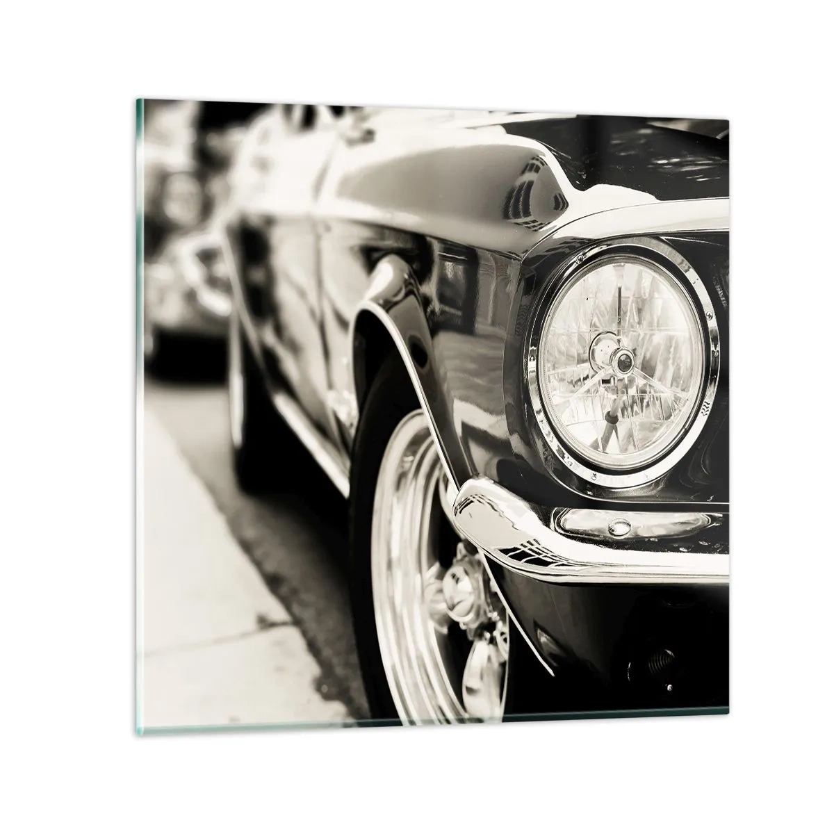 Obraz na szkle - Nieprzemijający blask - 40x40 cm