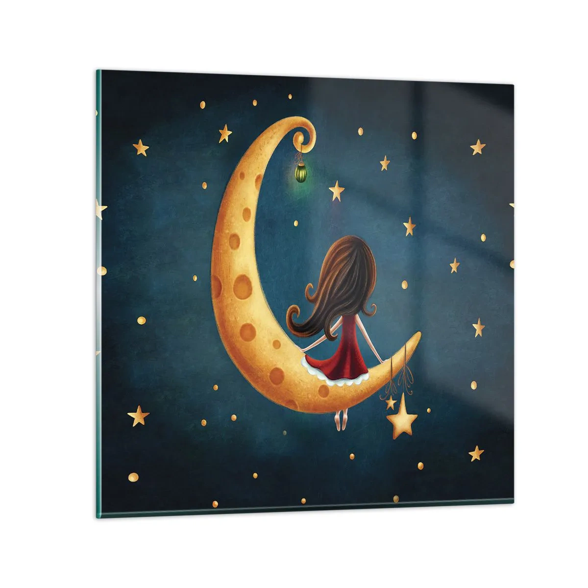 Obraz na szkle - Pewnego razu… - 30x30 cm