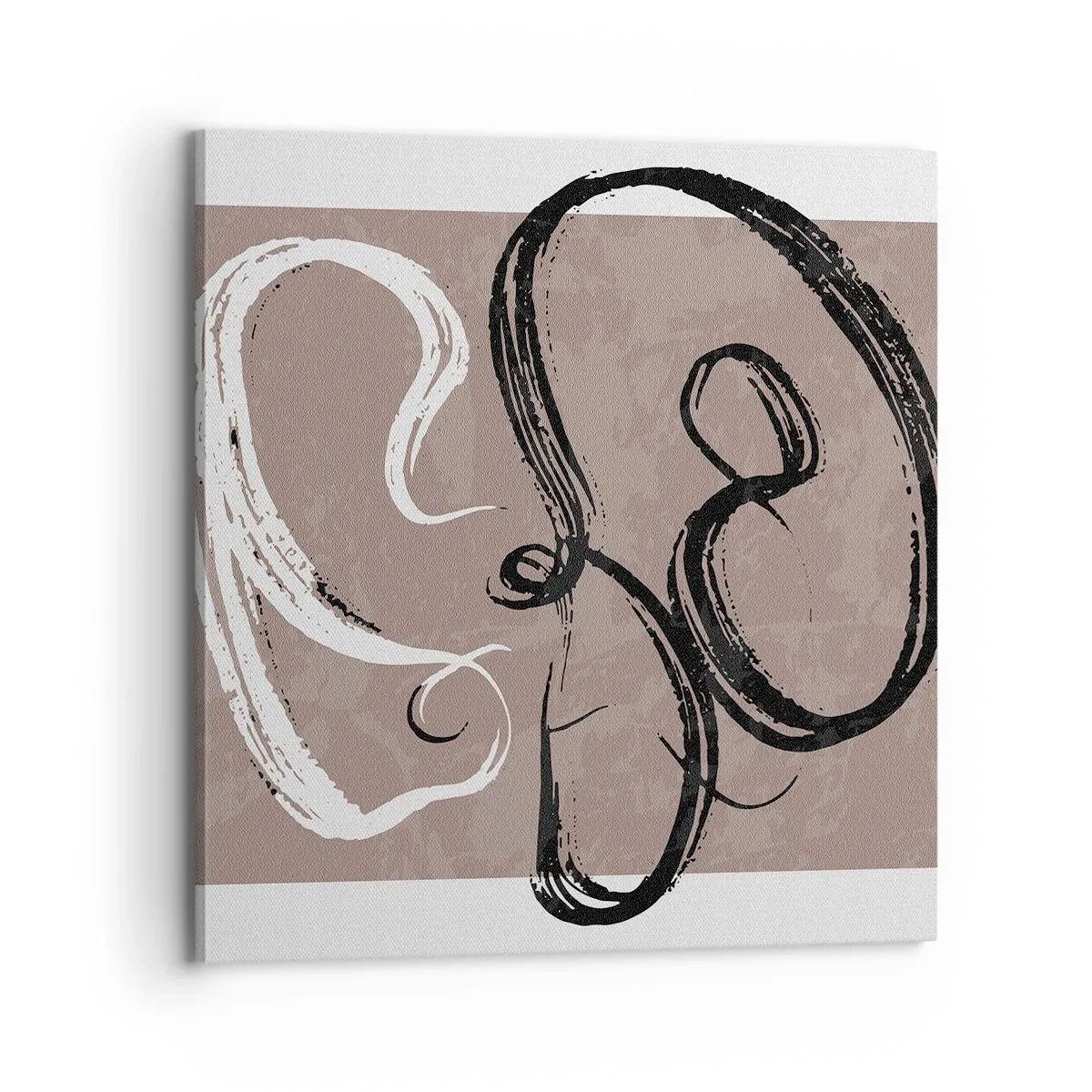 Obraz na płótnie - Kompozycja – poszukiwanie pełni - 70x70 cm