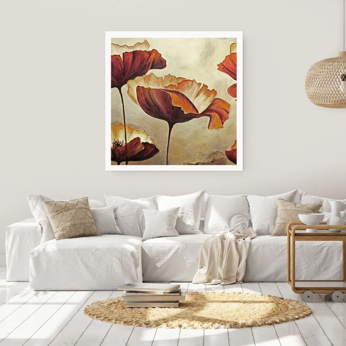 Plakat - Łąki łan - 60x60 cm