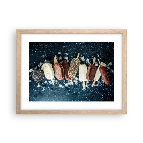 Plakat w ramie jasny dąb - Smak gorącego lata - 40x30 cm