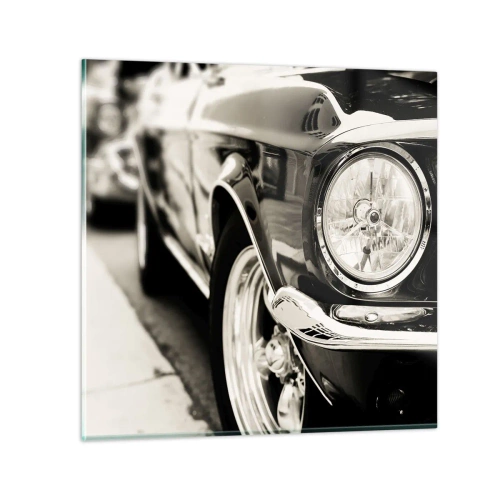 Obraz na szkle - Nieprzemijający blask - 40x40 cm