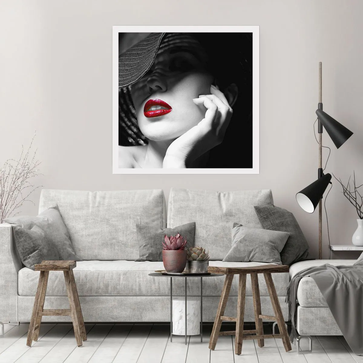 Plakat - Studium w szkarłacie - 60x60 cm