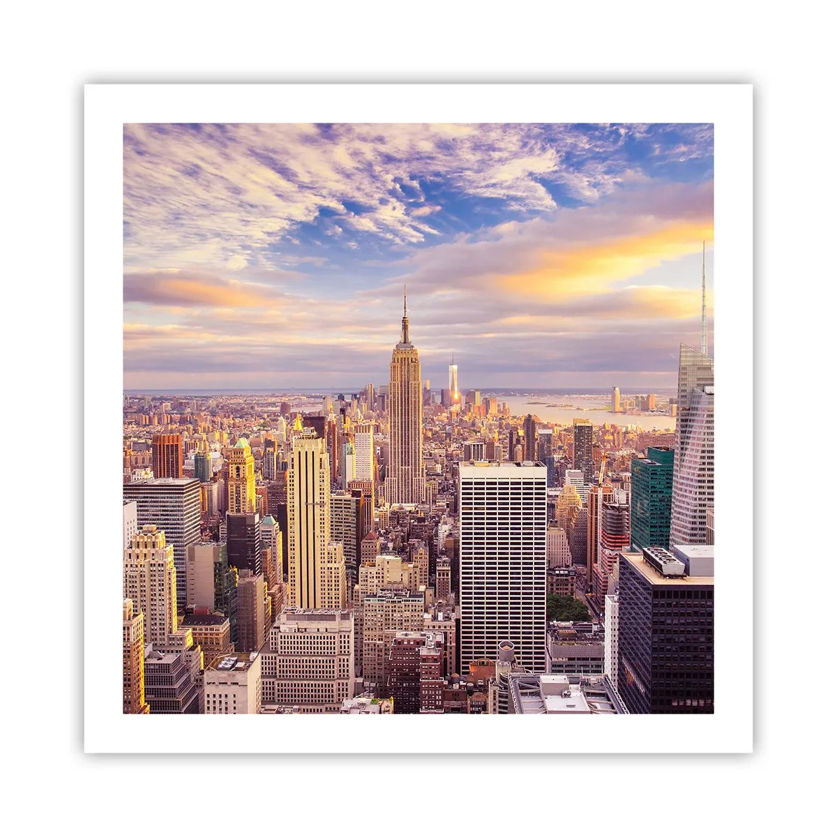 Plakat - Sięgnąć samych chmur - 60x60 cm