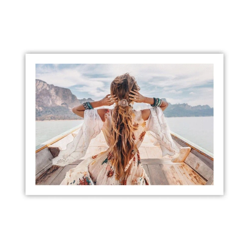 Plakat - W drodze ku szczęściu - 70x50 cm