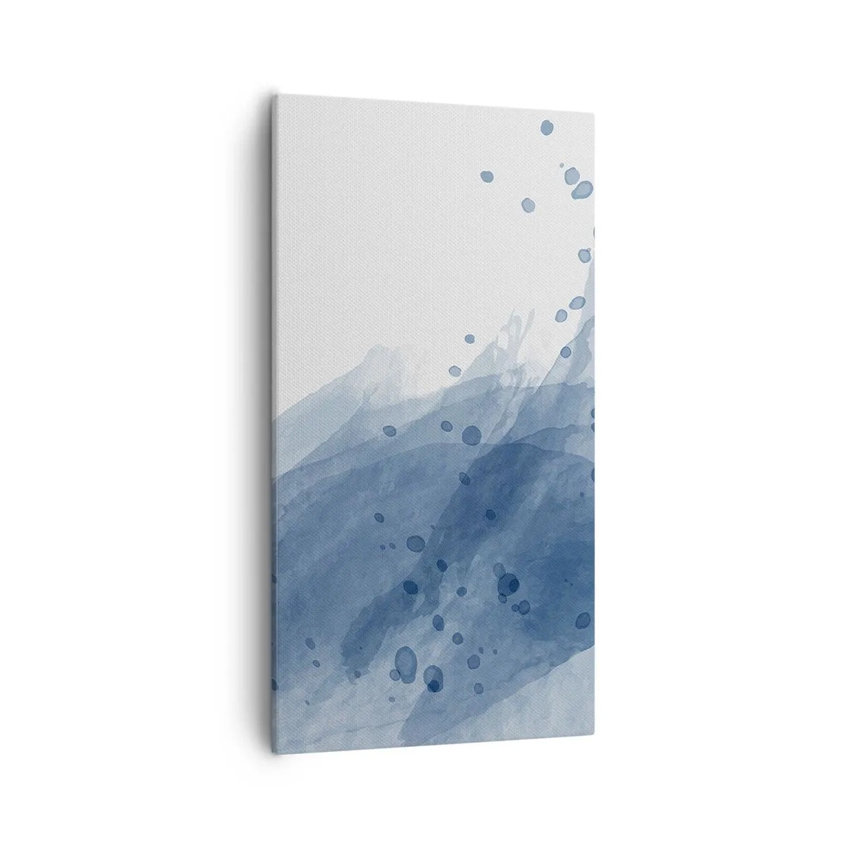 Obraz na płótnie - Niebieski tiul - 55x100 cm