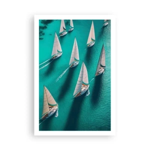 Plakat - W zawody z wiatrem - 61x91 cm