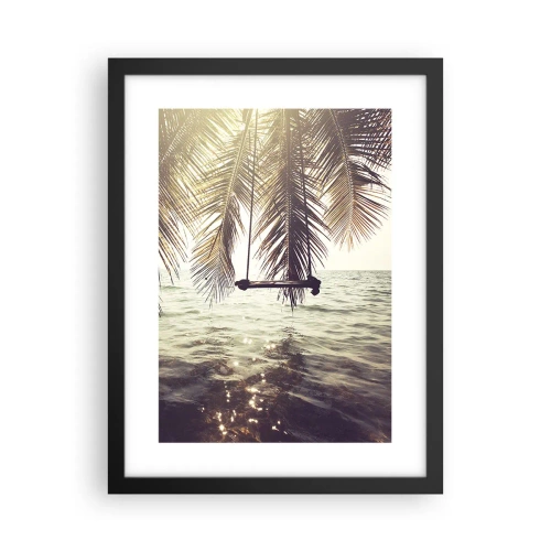 Plakat w czarnej ramie - Można bujać w obłokach do woli - 30x40 cm