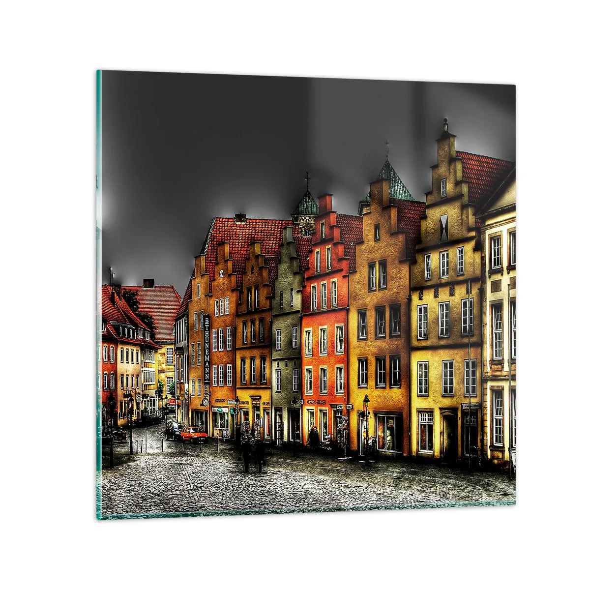 Obraz na szkle - Brakuje tylko zaczarowanej dorożki - 70x70 cm