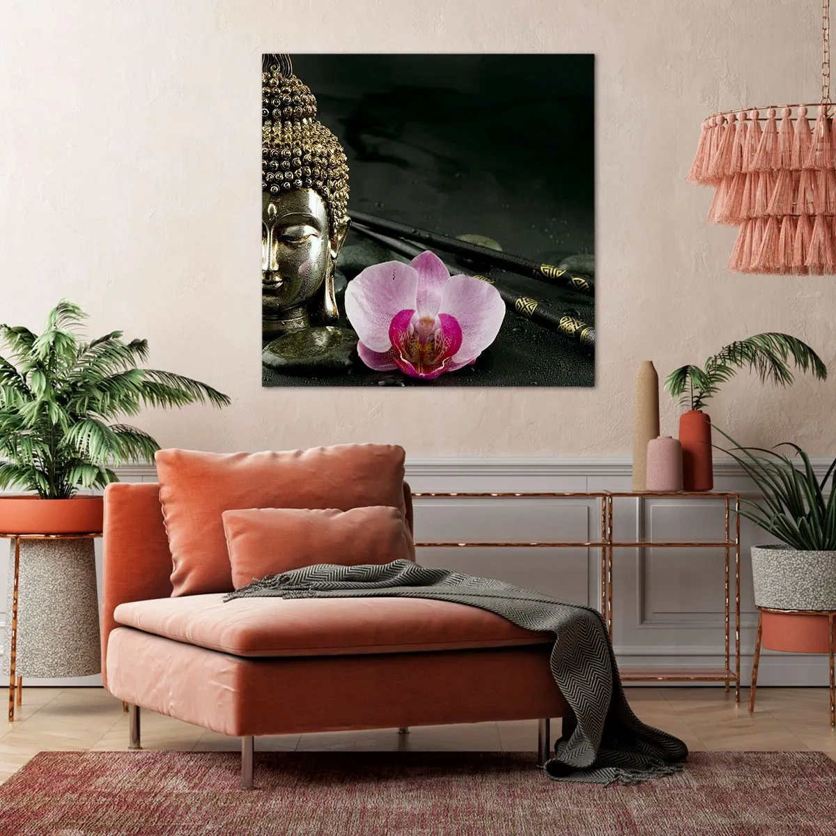 Obraz na płótnie - Harmonia mądrości i piękna - 60x60 cm