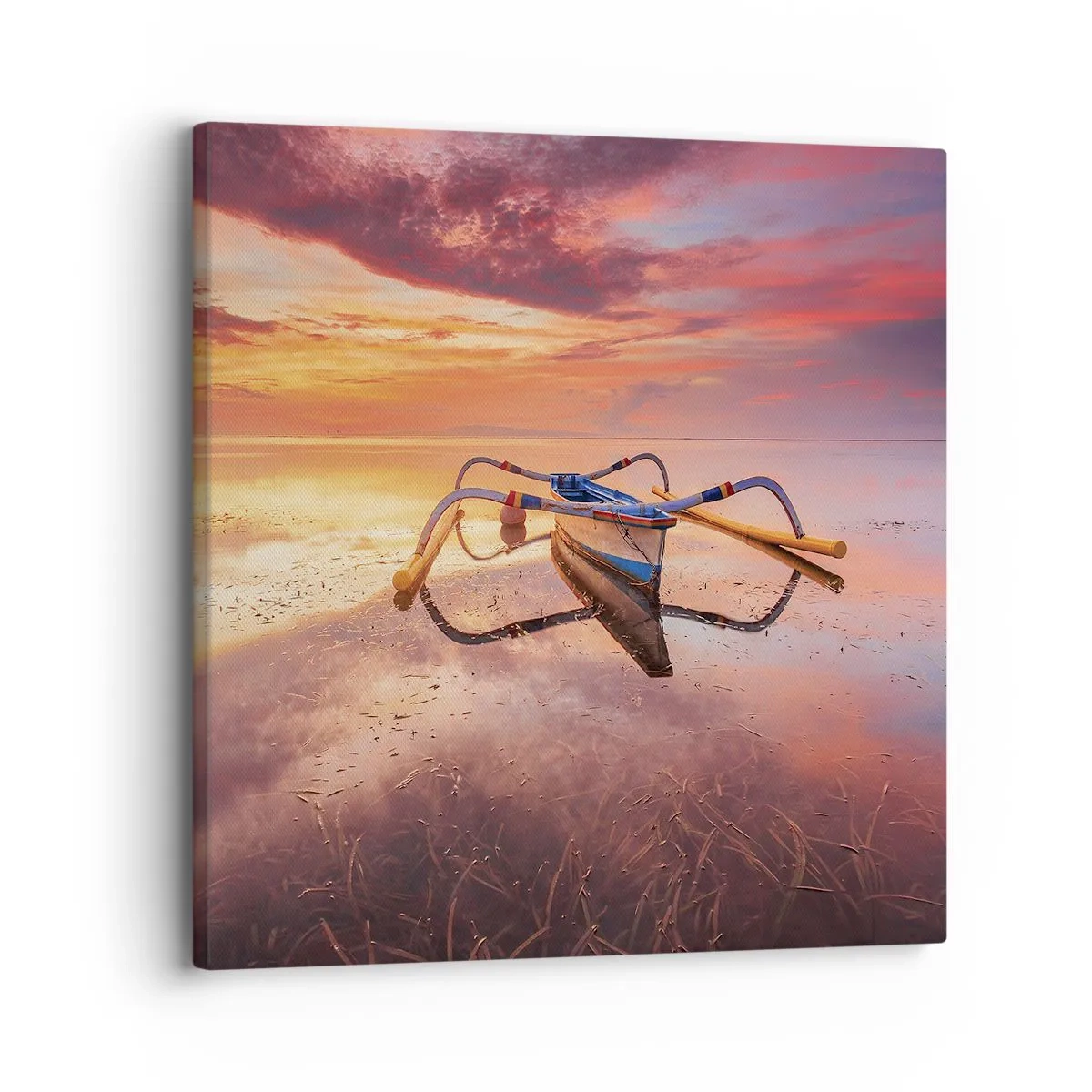 Obraz na płótnie - Spokój tropikalnego wieczoru - 30x30 cm