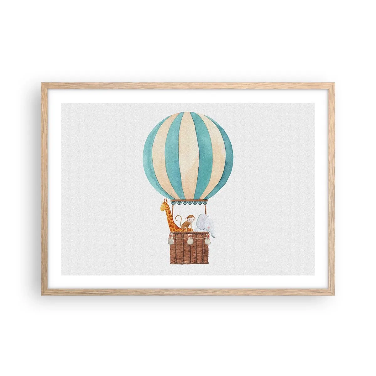 Plakat w ramie jasny dąb - Fantastyczna wycieczka - 70x50 cm