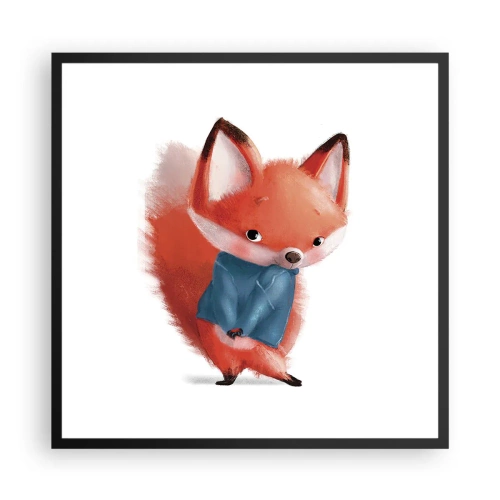 Plakat w czarnej ramie - Ładnie mi w tym? - 60x60 cm