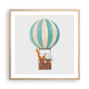 Plakat w ramie jasny dąb - Fantastyczna wycieczka - 60x60 cm