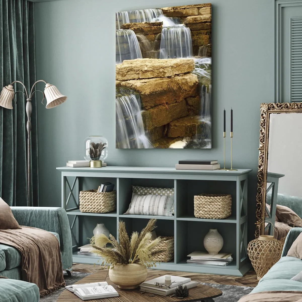 Obraz na płótnie - Schody do nieba - 65x120 cm