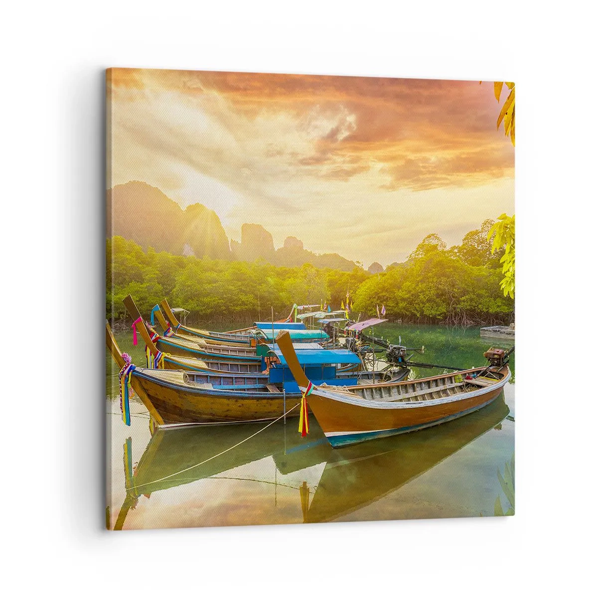 Obraz na płótnie - Przed pracowitym dniem - 60x60 cm