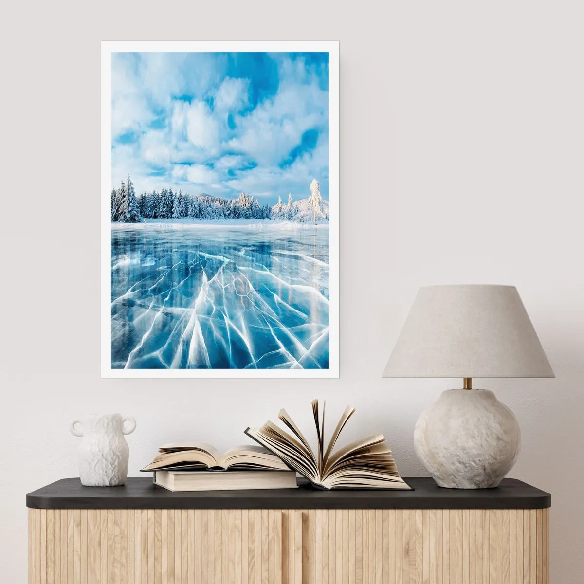 Plakat - Olśniewający i krystaliczny widok - 61x91 cm