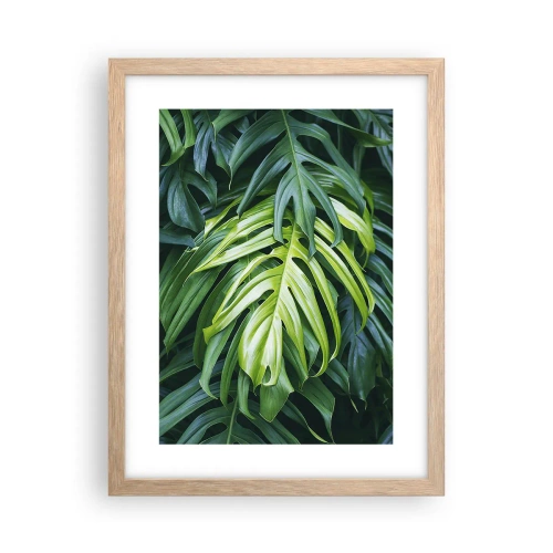 Plakat w ramie jasny dąb - Zanurzyć się w świeżości - 30x40 cm