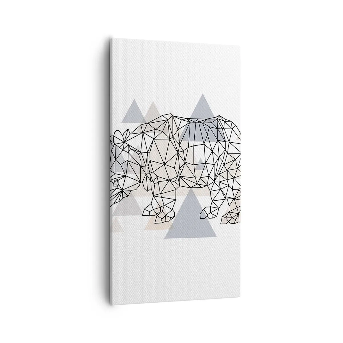 Obraz na płótnie - Struktura siły - 55x100 cm