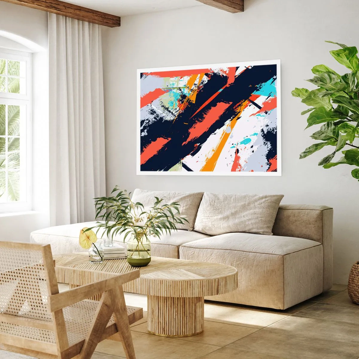 Plakat - Kompozycja dynamiczna - 40x30 cm