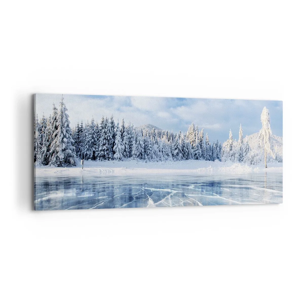 Obraz na płótnie - Olśniewający i krystaliczny widok - 100x40 cm