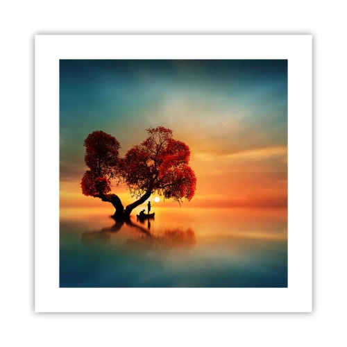 Plakat - Oddaleńcy i ciszyzna bezświata - 40x40 cm