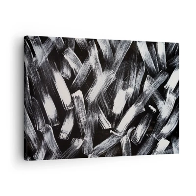 Obraz na płótnie - Abstrakcja w duchu industrialnym - 70x50 cm