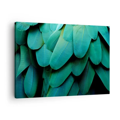 Obraz na płótnie - Precyzja papuziej natury - 70x50 cm