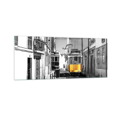 Obraz na szkle - Duch Lizbony - 100x40 cm