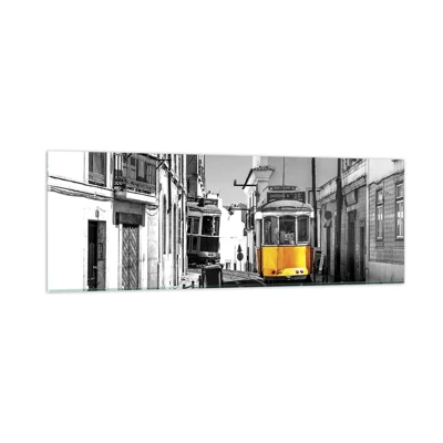 Obraz na szkle - Duch Lizbony - 90x30 cm