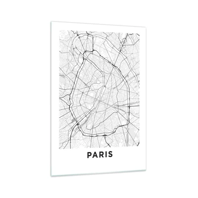 Obraz na szkle - Kwiat Paryża - 70x100 cm