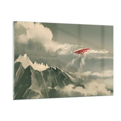 Obraz na szkle - Nieustraszony pionier - 120x80 cm