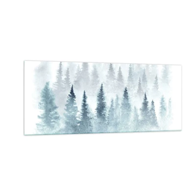 Obraz na szkle - Otulone mgłą - 100x40 cm