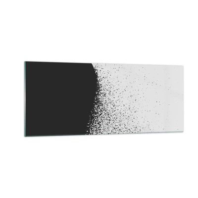 Obraz na szkle - Ruch cząsteczek - 100x40 cm
