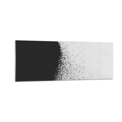Obraz na szkle - Ruch cząsteczek - 140x50 cm