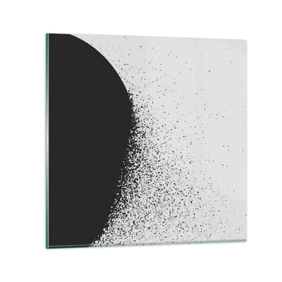 Obraz na szkle - Ruch cząsteczek - 60x60 cm