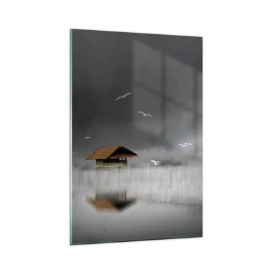 Obraz na szkle - Schronienie przed deszczem - 80x120 cm