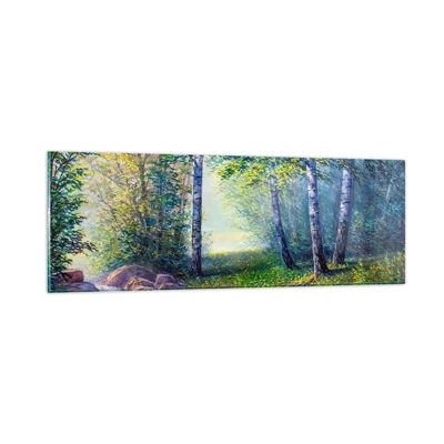 Obraz na szkle - Sielankowa sceneria - 90x30 cm