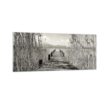 Obraz na szkle - W zaciszu traw - 100x40 cm